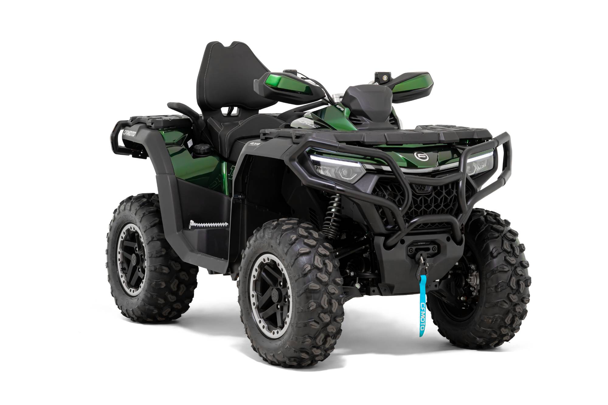 CFMOTO CFORCE 1000 Touring Pro ABS 86 PS ATV Quad in Forest Green inkl. Zubehör