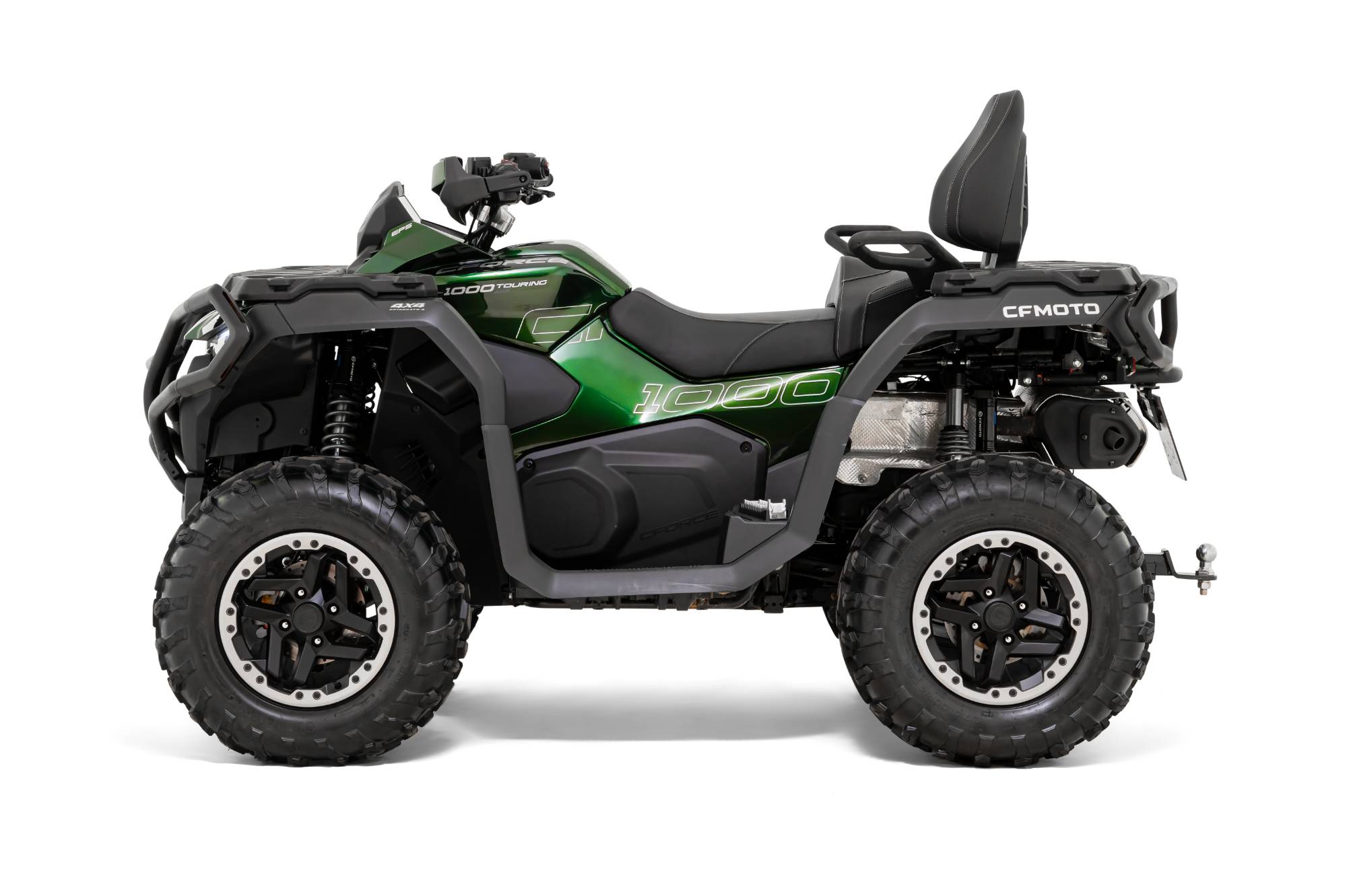 CFMOTO CFORCE 1000 Touring Pro ABS 86 PS ATV Quad in Forest Green inkl. Zubehör