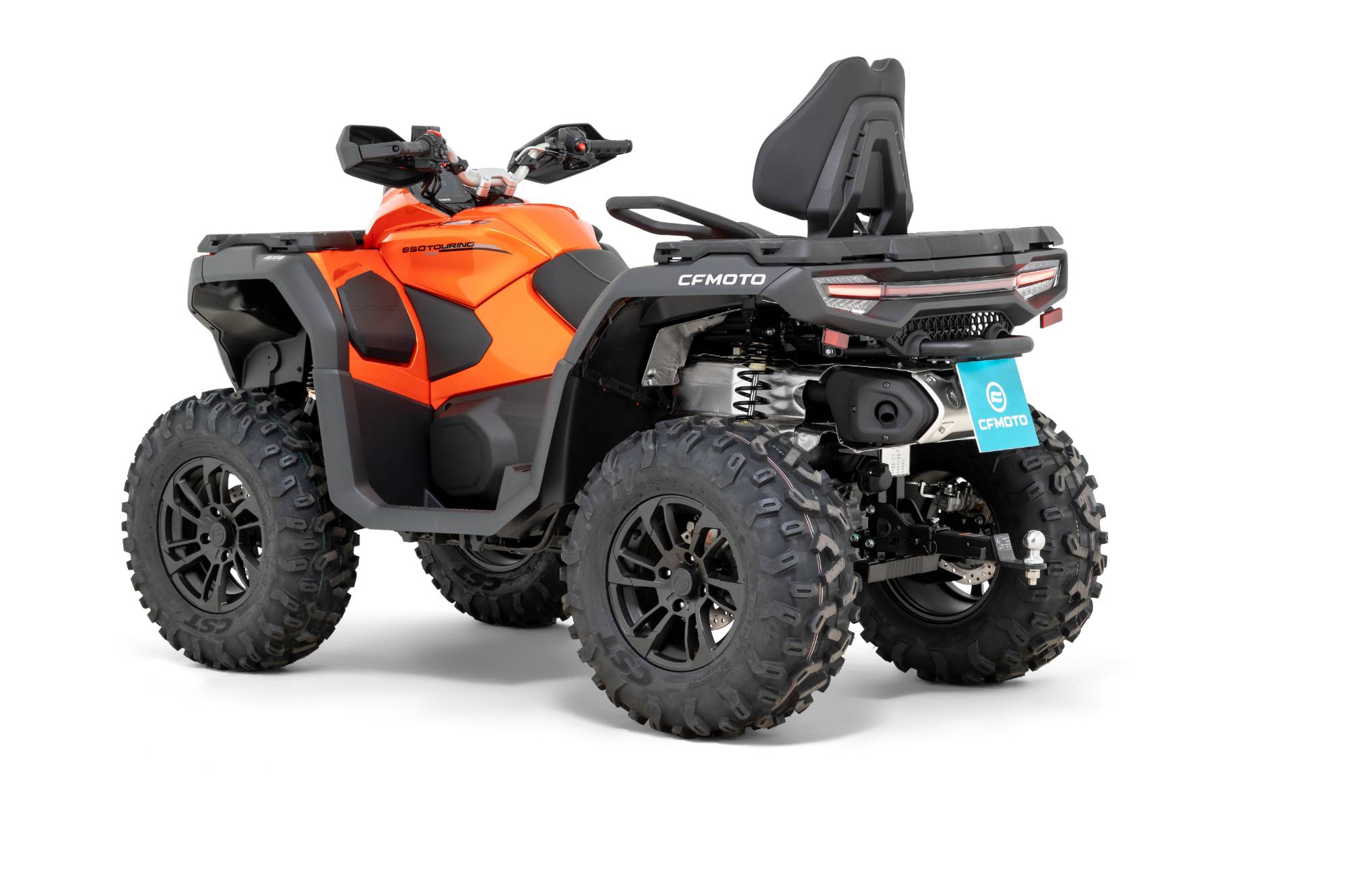 CFMOTO CFORCE 850 Touring ABS EPS ATV Quad in Lava Orange inkl. Zubehör