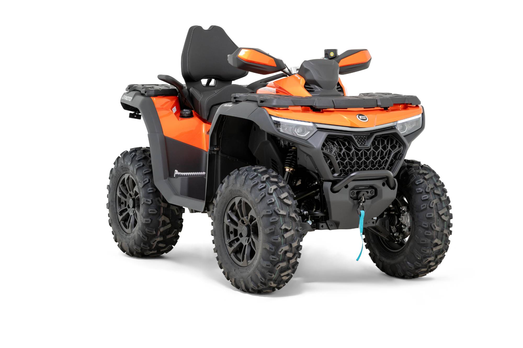 CFMOTO CFORCE 850 Touring ABS EPS ATV Quad in Lava Orange inkl. Zubehör