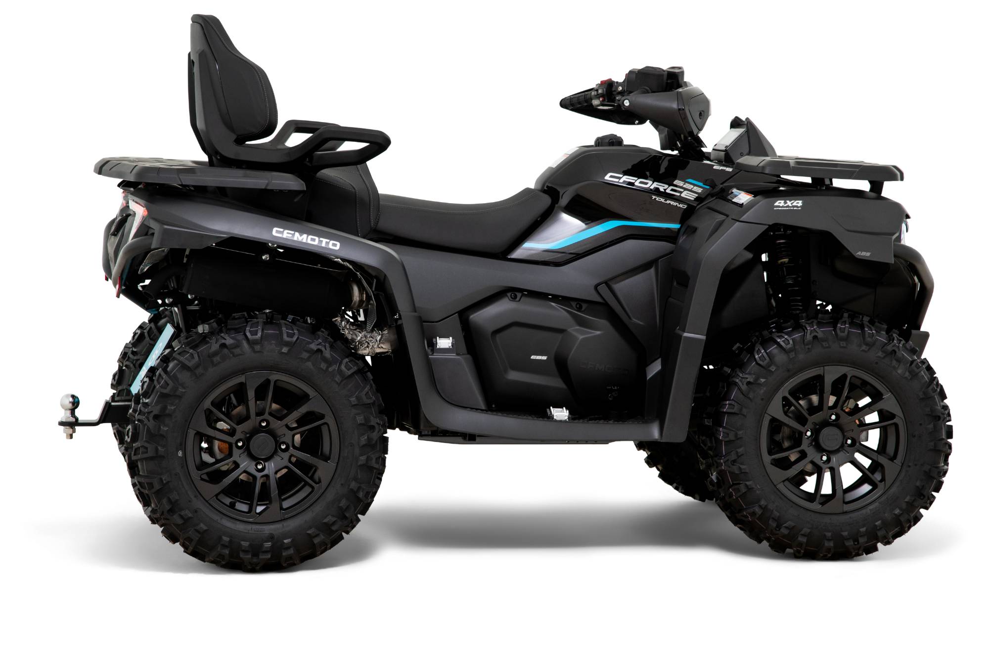 CFMOTO CFORCE 625 Touring ABS 45 PS ATV Quad in Nebula Black inkl. Zubehör