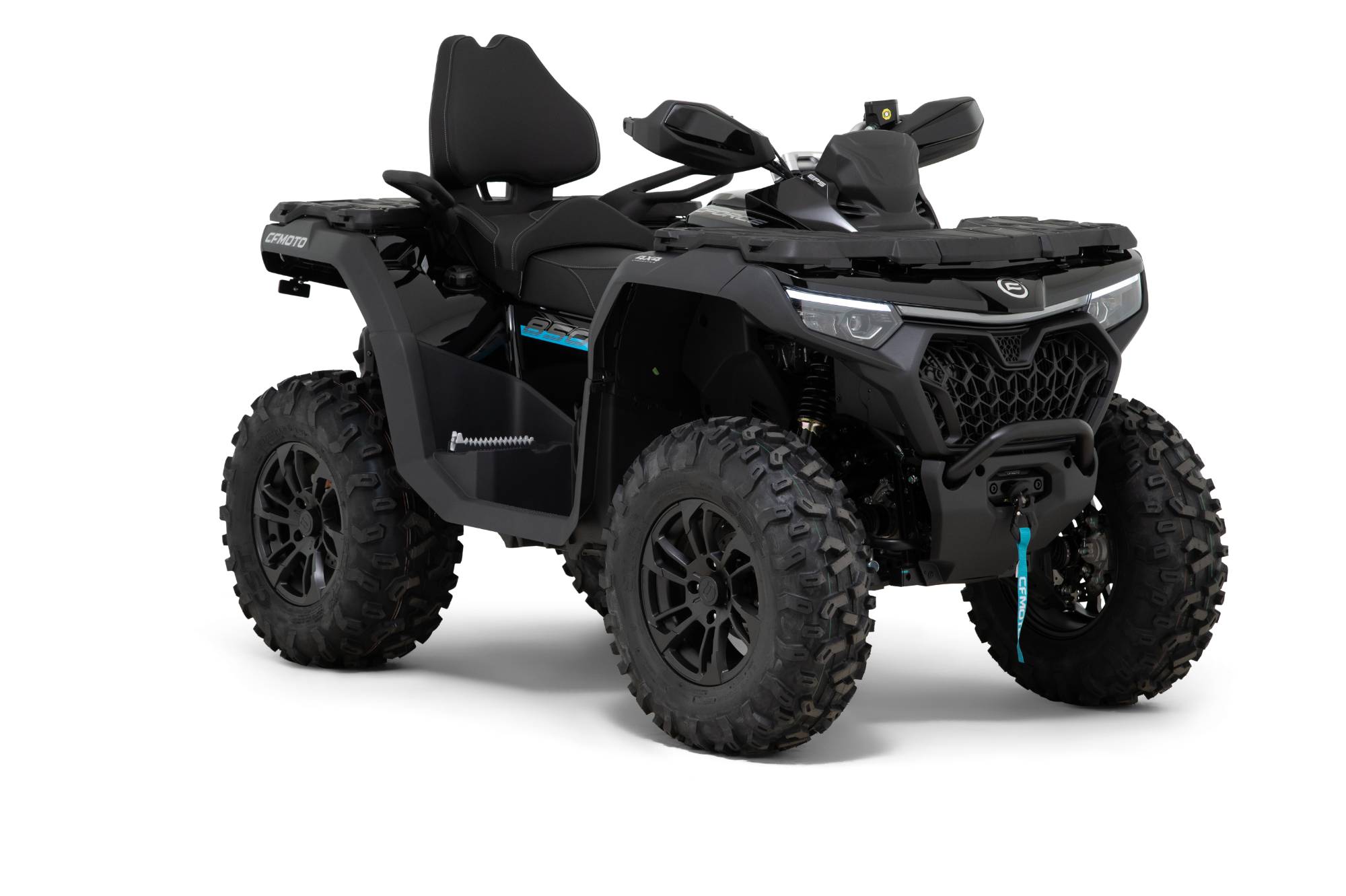 CFMOTO CFORCE 850 Touring ABS EPS ATV Quad in Nebula Black inkl. Zubehör