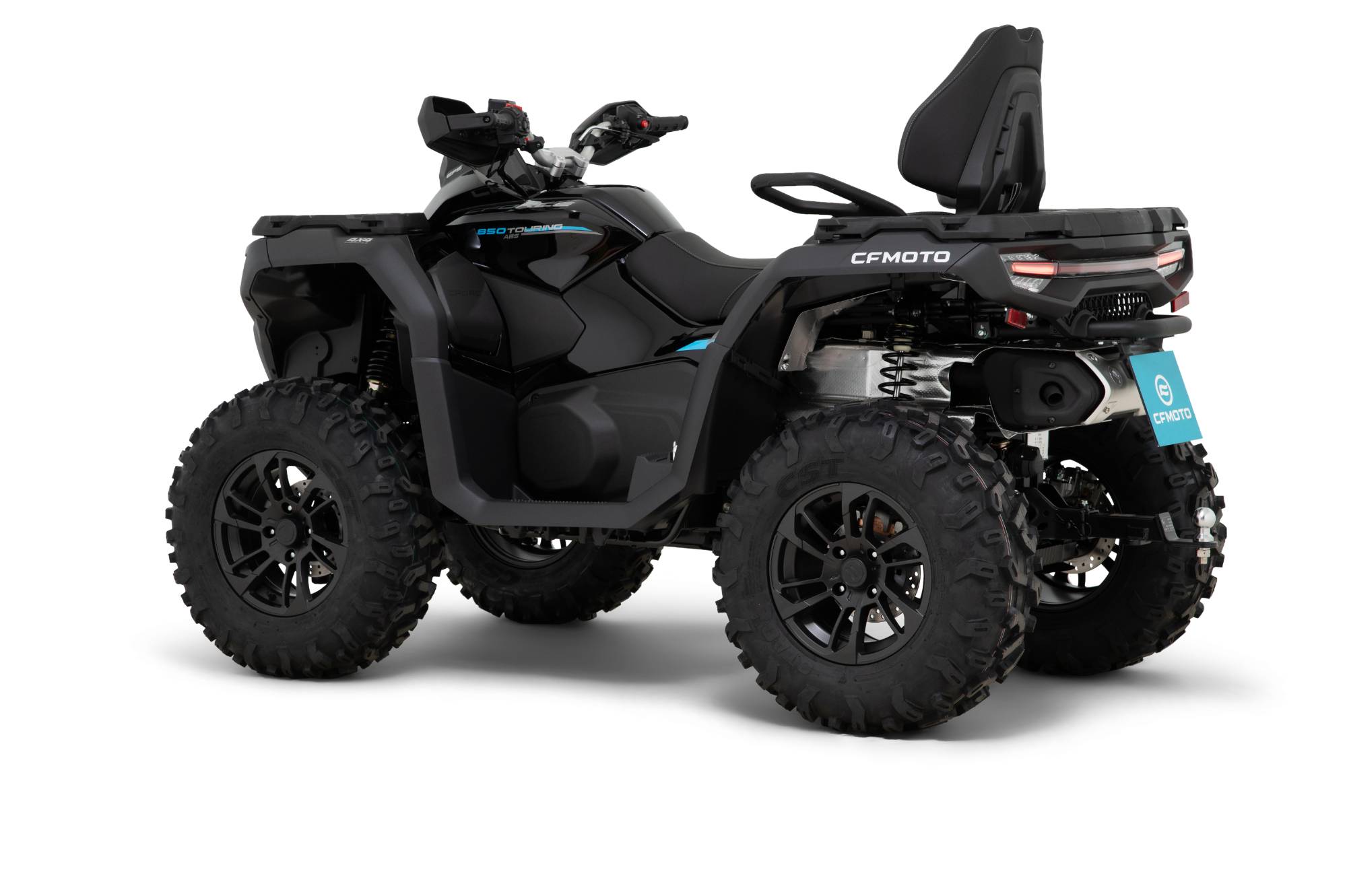 CFMOTO CFORCE 850 Touring ABS EPS ATV Quad in Nebula Black inkl. Zubehör