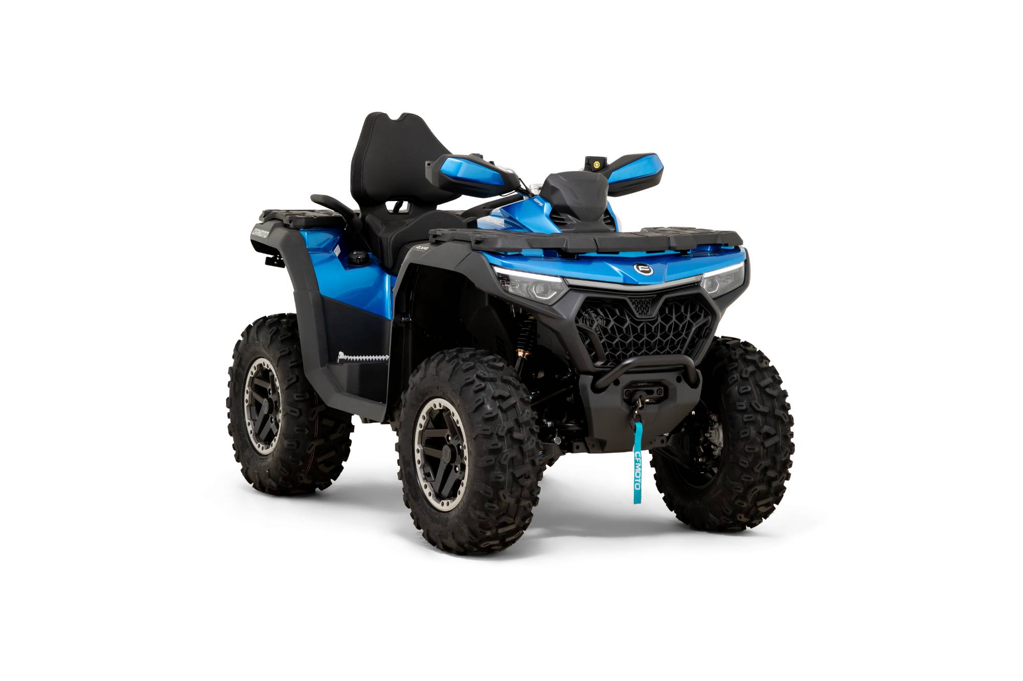 CFMOTO CFORCE 850 Touring Pro ABS EPS ATV Quad in Royal Blau inkl. Zubehör