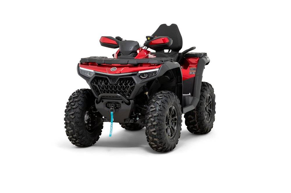 CFMOTO CFORCE 850 Touring ABS EPS ATV Quad in Bordeaux Red inkl. Zubehör