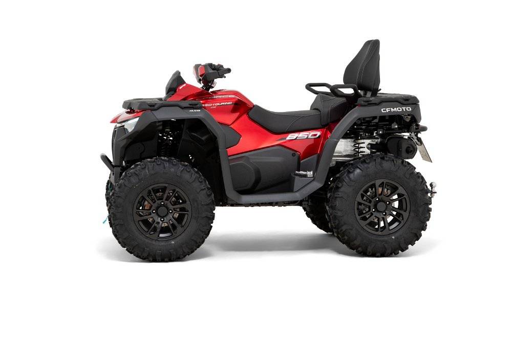 CFMOTO CFORCE 850 Touring ABS EPS ATV Quad in Bordeaux Red inkl. Zubehör