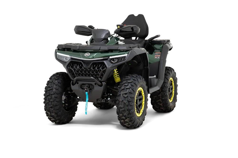 CFMOTO CFORCE 850 Touring Pro ABS EPS ATV Quad in Forest Green inkl. Zubehör