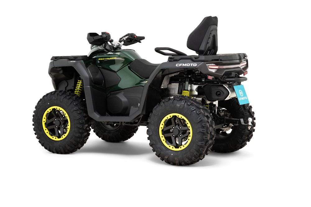 CFMOTO CFORCE 850 Touring Pro ABS EPS ATV Quad in Forest Green inkl. Zubehör