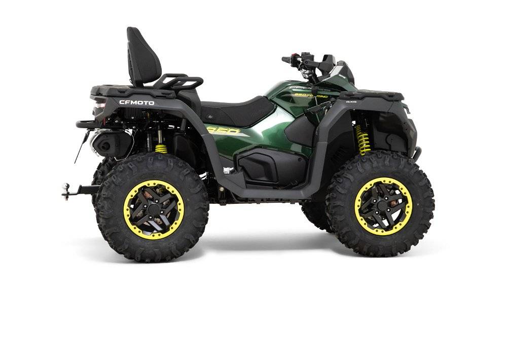 CFMOTO CFORCE 850 Touring Pro ABS EPS ATV Quad in Forest Green inkl. Zubehör