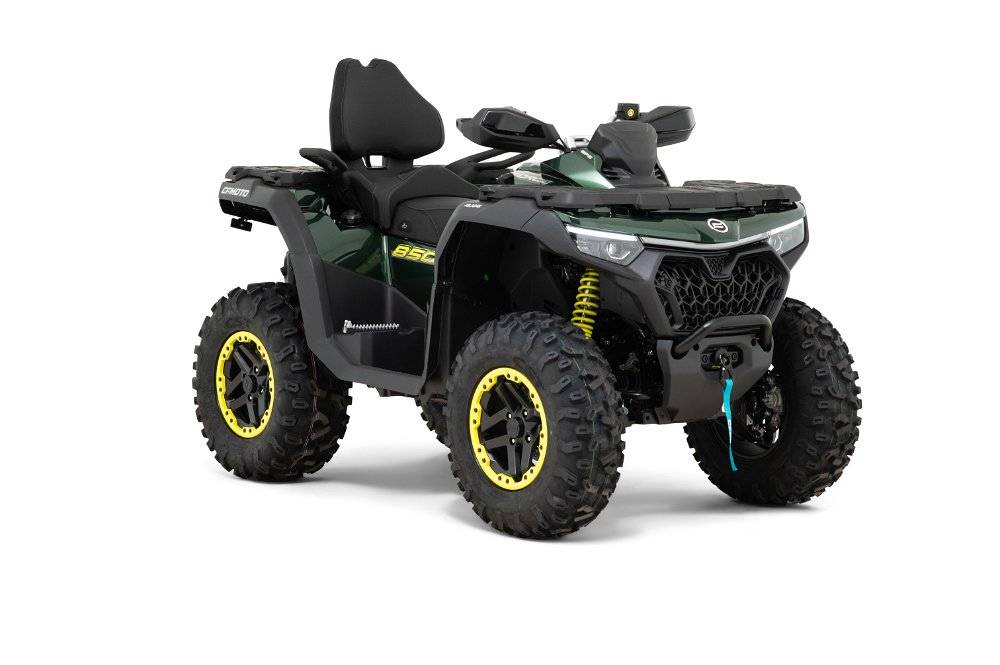 CFMOTO CFORCE 850 Touring Pro ABS EPS ATV Quad in Forest Green inkl. Zubehör